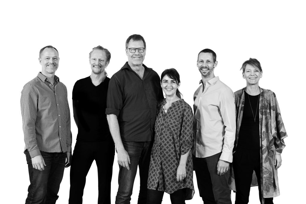 Gruppebilllede af Manuvisions grundlæggere