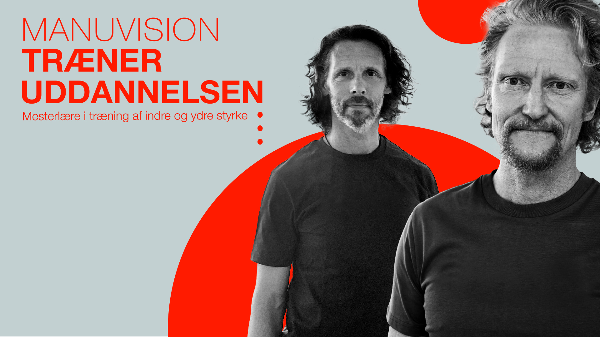 Træner uddannelsen i indre og ydre styrke, med Torben og Kristoffer